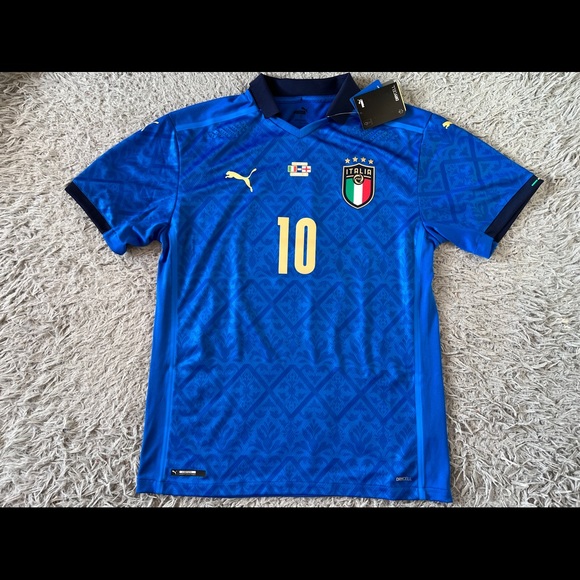 Italy Authentic Puma boxed jersey shirt Euro 2020 2021 Champion Insigne 10 - Picture 5 of 7